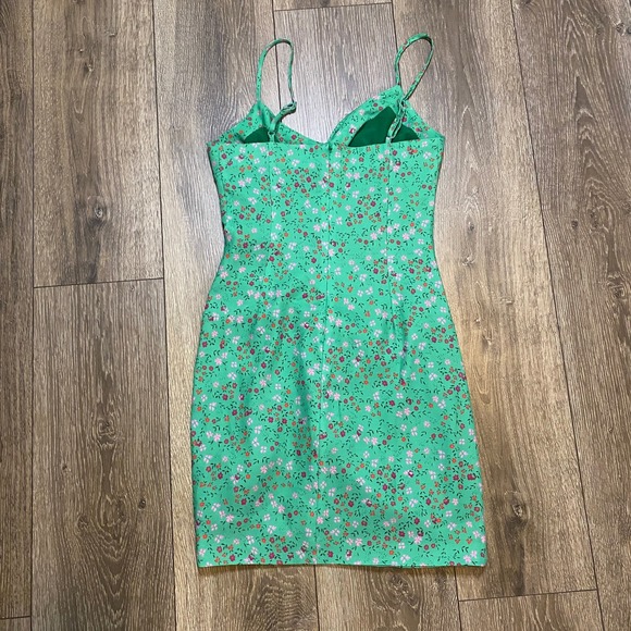 Lovers + Friends Green Floral Mini Dress - Picture 2 of 8